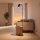 Lampadaire réglable salon blanc métal 212 cm