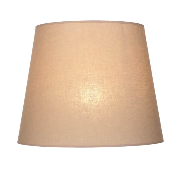 Konischer Lampenschirm WILLOW Stoff Stehlampe E27
