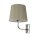Applique en laiton E27 Beige Argent élégant