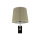 Applique en laiton E27 Beige Argent élégant