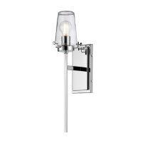 Applique salle de bain chrome 56 cm de haut E27 IP44