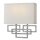 Wandlampe CHINO Nickel Design Lampe Wohnzimmer