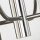 Wandlampe Chrom Weiß 2x E14 in Nickel Weiß Metall Stoff