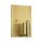 Wandleuchte Stoff Creme Messing E27 Up Down Modern GRASTA
