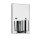Up Down Wandlampe Stoff Creme Chrom E27 GRASTA