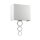 Applique Up Down Crème Chrome Tissu Métal Moderne