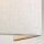 Wandlampe eckig Stoff Up Down E27 Creme Chrom