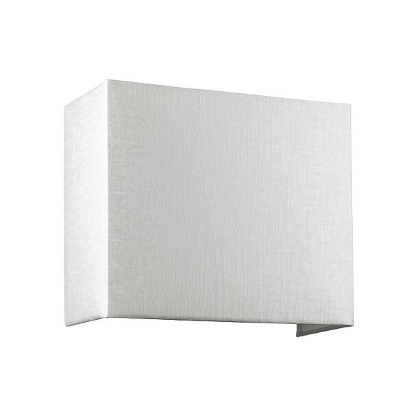 Applique murale tissu Abat-jour Up Down Crème Chrome NADATILA