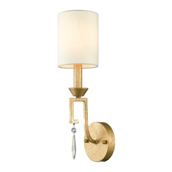 Applique vintage AIROSO Or Blanc H:45cm Lampe