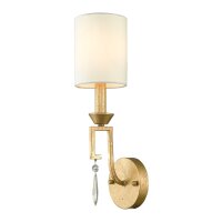 Applique vintage AIROSO Or Blanc H:45cm Lampe