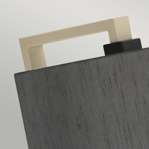 Stehleuchte Wohnzimmer 161 cm Modern Grau Creme