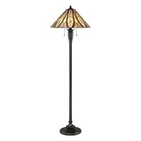 Lampe sur pied style Tiffany 149cm Suspension à...