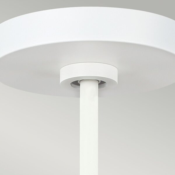 Plafonnier rond blanc or Moderne ajustable