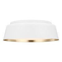 Lampe de plafond Blanc Or Ø37cm rond Moderne...
