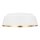 Lampe de plafond Blanc Or Ø37cm rond Moderne Métal ZENU
