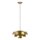 Deckenlampe Metall in Messing Ø46cm Mid Century