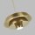 Deckenlampe Metall in Messing Ø46cm Mid Century
