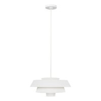 Lampe de plafond blanc acier Ø46cm Vintage Mid...