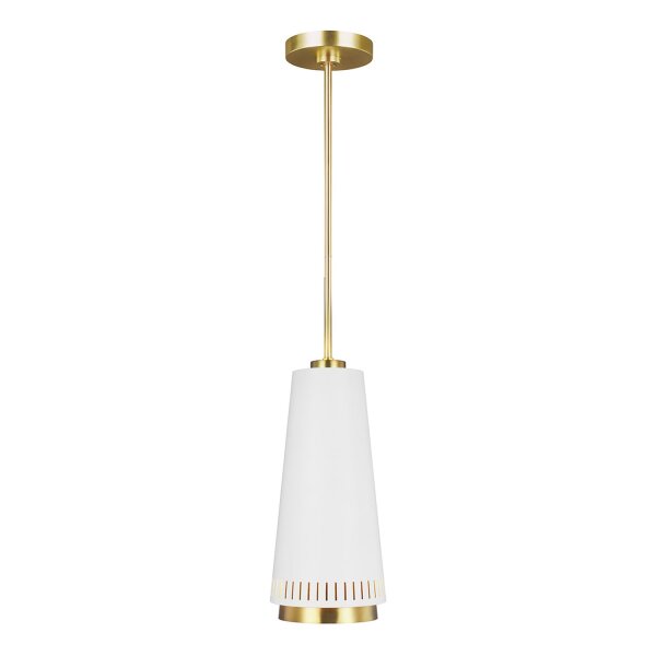 Plafonnier métal laiton blanc E27 design rétro