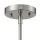 Deckenleuchte Metall in Chrom E27 Ø25cm SERENO