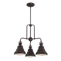 Plafonnier design industriel en bronze antique métal