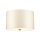 Deckenleuchte Stoff rund in Creme Messing antik