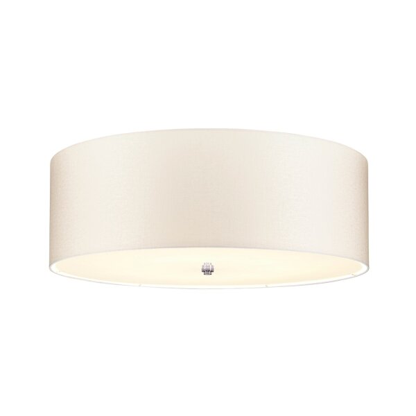 Plafonnier chambre salon crème chrome