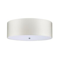 Deckenlampe Schlafzimmer Wohnzimmer Creme Chrom