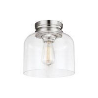 Lampe de plafond verre design vintage &Oslash;23cm E27 BASRA