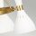 Deckenlampe Metall in Weiß Messing Ø81cm Retro