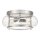Plafonnier verre m&eacute;tal &Oslash;30,5cm rond design industriel