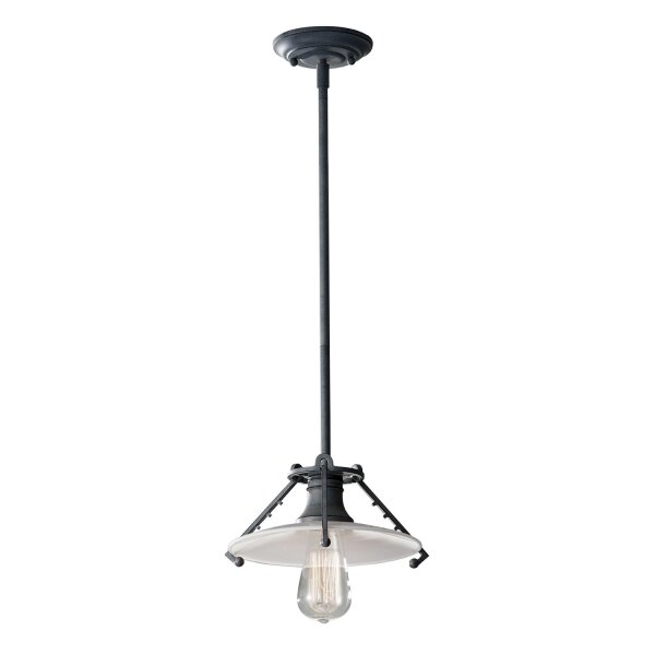 Lampe de plafonnier en métal pour E27 Ø25cm design industriel