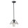 Lampe de plafonnier en métal pour E27 Ø25cm design industriel
