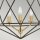 Lampe à suspendre métal géométrique réglable E14 table à manger