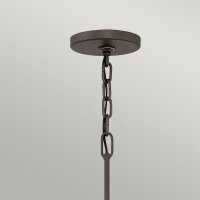 Lampe à suspendre en bronze 5 flammes orientables...