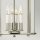 Hängelampe E14 Glas Metall Ø30cm Jugendstil AVELINE