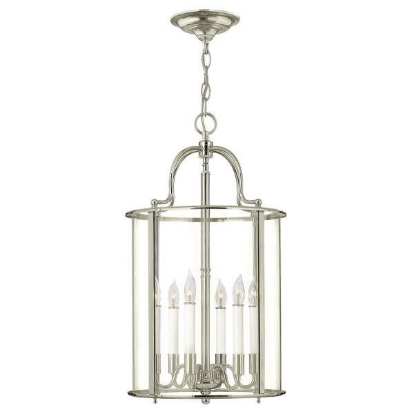 Hängelampe Metall Glas Jugendstil AVELINE