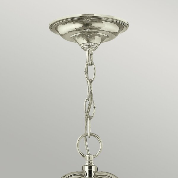 Hängelampe Metall Glas Jugendstil AVELINE