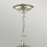 Hängelampe Metall Glas Jugendstil AVELINE