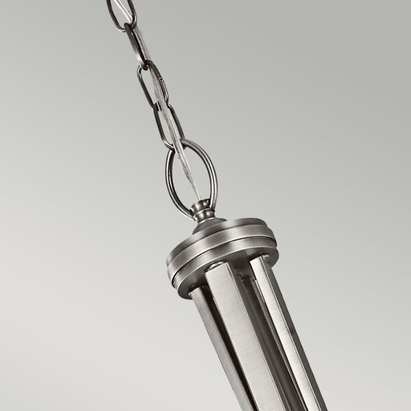 Lampe à suspendre blanc étain antique Ø51cm faible éblouissement 4x E27