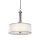 Lampe à suspendre blanc étain antique Ø51cm faible éblouissement 4x E27
