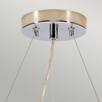 Lampe à suspendre tissu rond Ø36cm en...