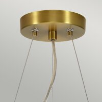 Lampe à suspendre ronde Ø46cm Abat-jour...