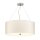 Hängeleuchte Stoff Ø56cm in Creme Chrom blendarm