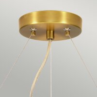 Lampe à suspendre tissu abat-jour rond...