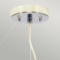 Suspension ronde Ø86cm Abat-jour tissu...