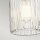 Lampe à suspendre verre métal vintage design Ø15cm E27