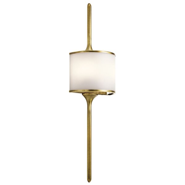 Wandleuchte IP44 Bad Lampe in Messing ARYA B:20cm