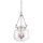 Lampe à suspendre verre métal art nouveau LISIDIA