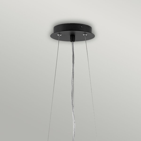 Lampe à suspendre Design moderne noir or métal VENINA